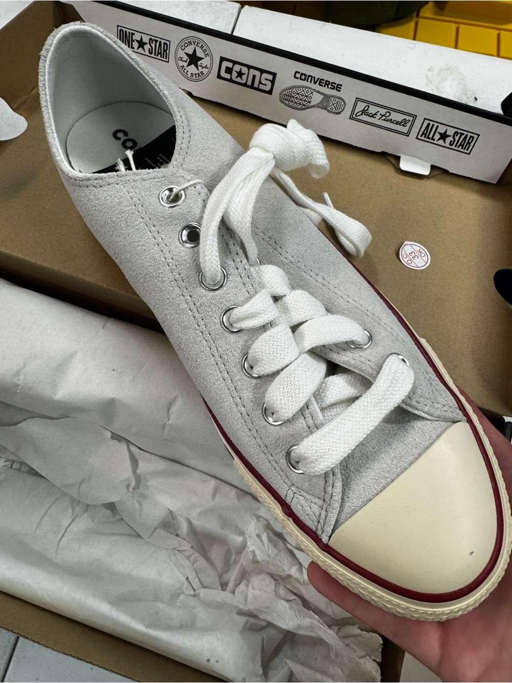 Converse grey and white NEW